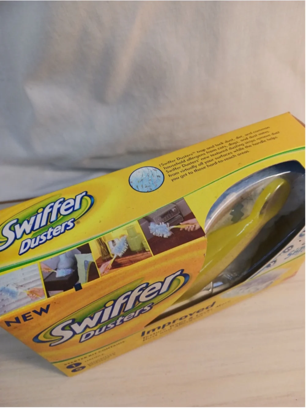 Swiffer Dusters Starter Kit 1 Handle 5 Disposable Refill USA Made NEW NOS 2007